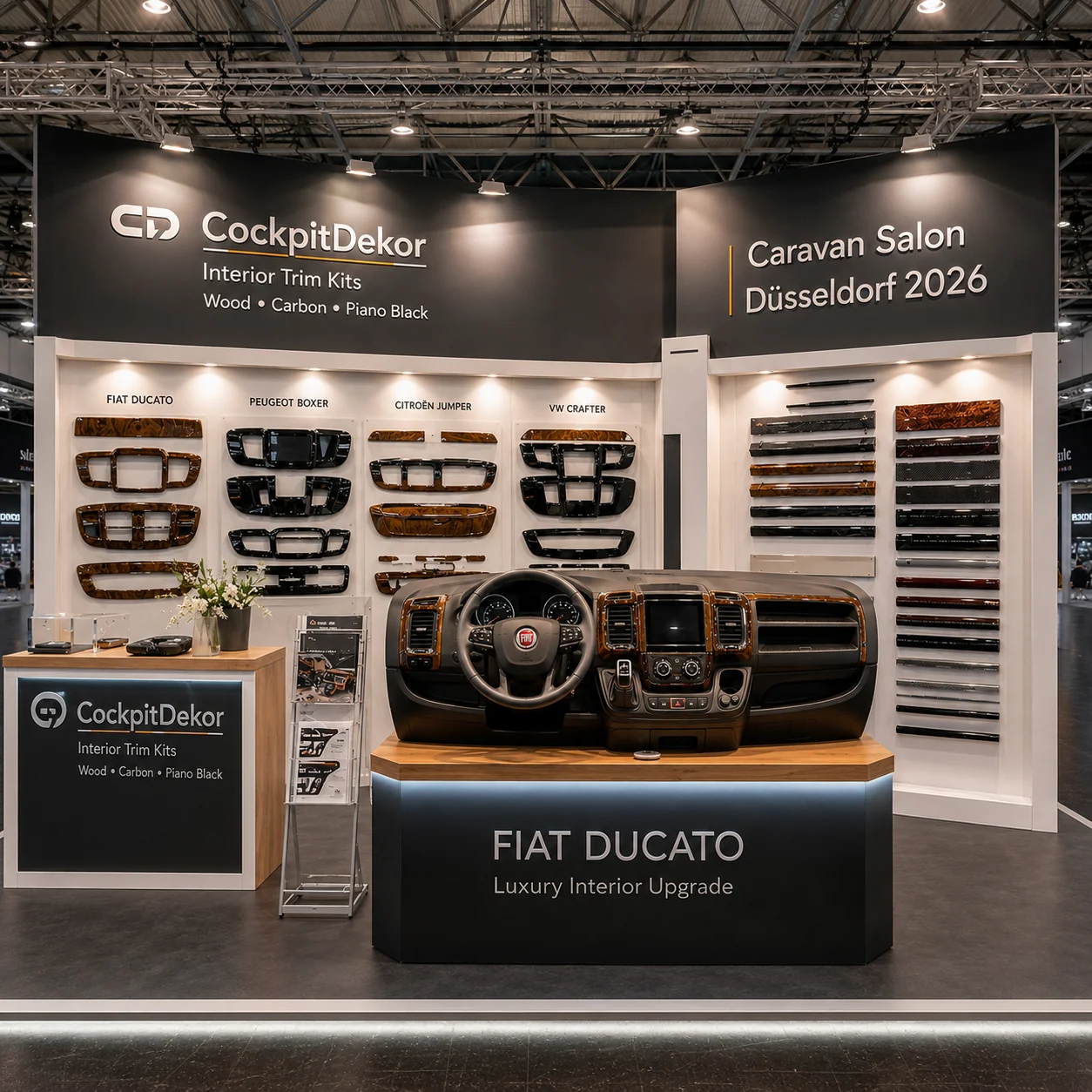 CockpitDekor Messestand Konzept